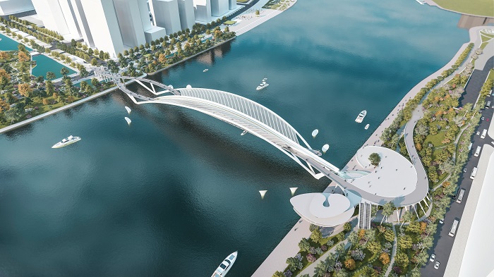 Nutifood công bố đối tác đầu tiên thực hiện dự án cầu đi bộ qua sông Sài Gòn